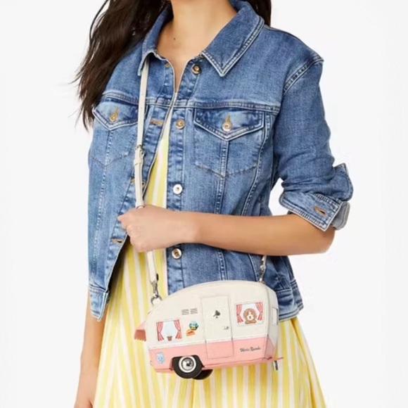 ♠️kate spade Day Tripper Camper Van Crossbody Bag, Pink NWT - Picture 2 of 16